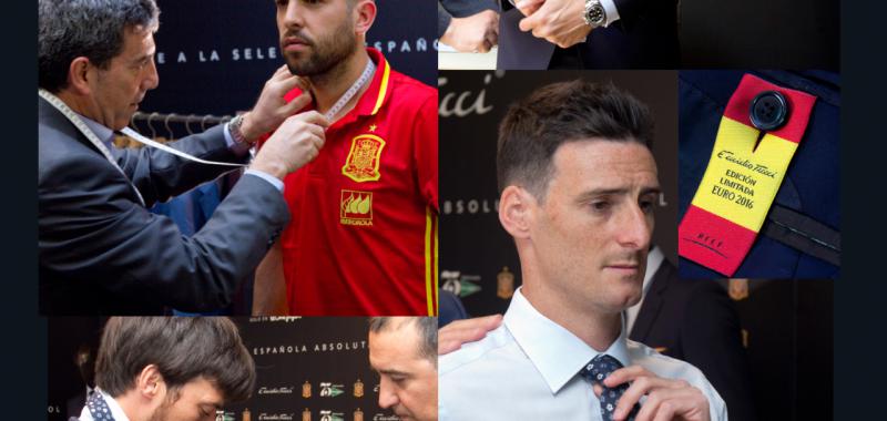 Selección Española vestida de Emidio Tucci